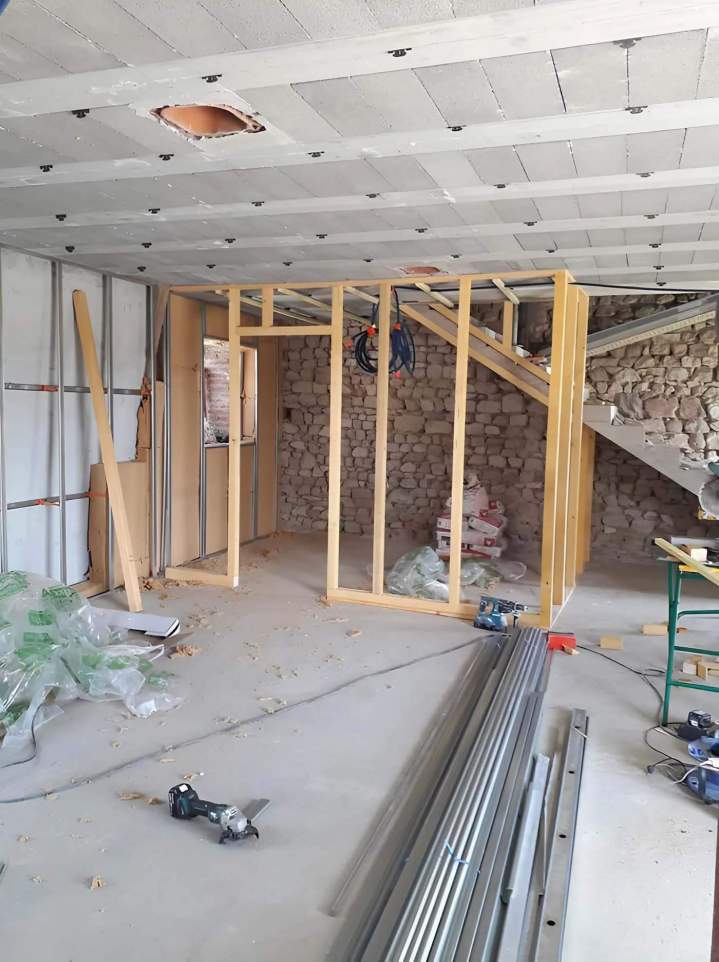 Installation de cloisons Crocq