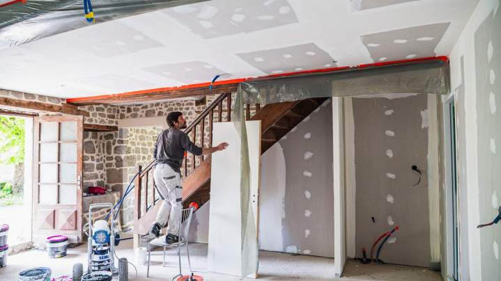 Travaux de plâtrerie Crocq