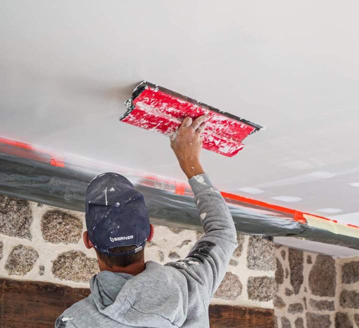 Installation plafond suspendu Crocq